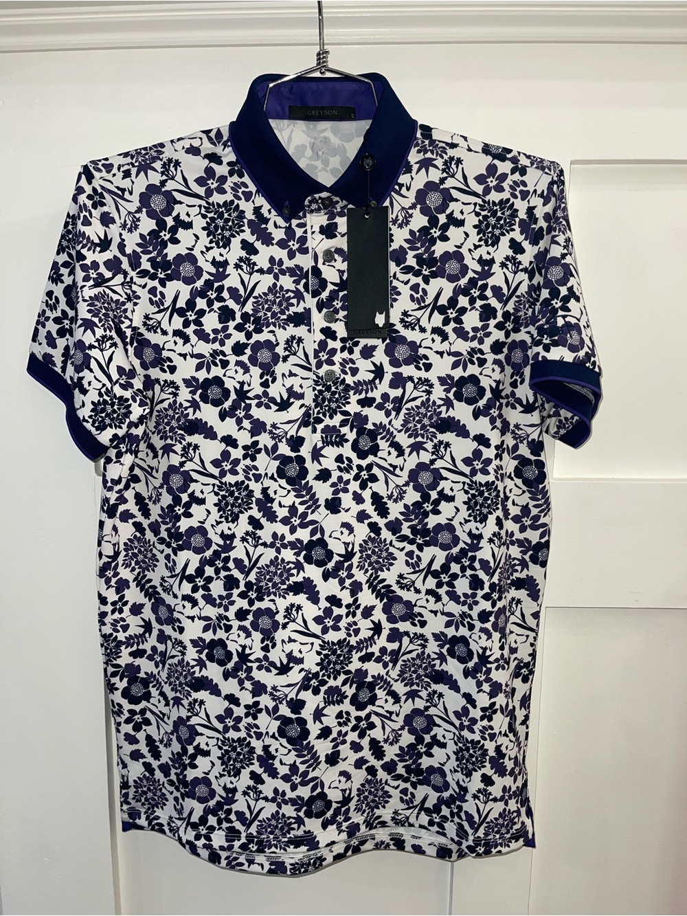 Greyson Golf Wild Flower Polo Men’s Size Small New!!
